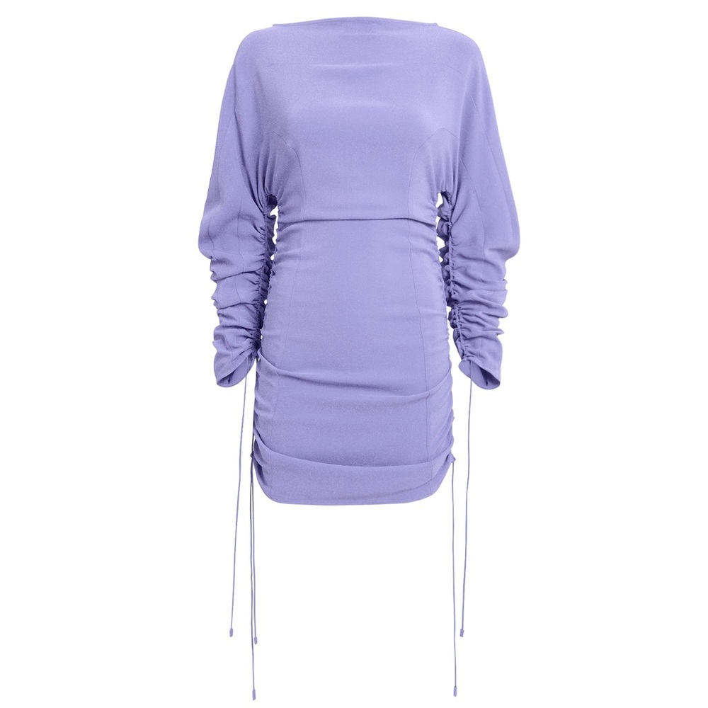 Mugler Ruched Mini Dress sz 36 New with tag